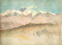 Kinchinjunga (The) Mountains, from Darjeeling