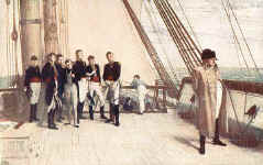 Napoleon on board the 'Bellerephon'