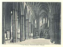 Westminster Abbey - The nave from the south-west