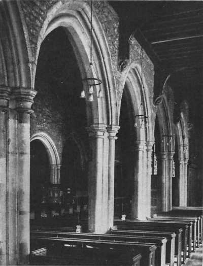 View of the south aisle of St. Dunstan's, Stepney, ca. 1935