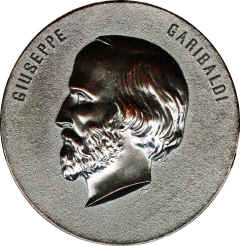 Younger portrait with '1859' reference removed. back has usual 'BOIS DURCI' mark. No rim.