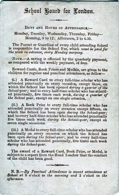 Attendance Card (Back)