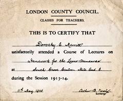 Teachers Lecture Course 1914