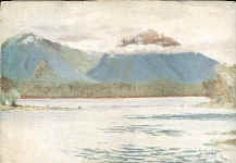 Hunter (The) Mountains and the Monument, Lake Manipori, South Is
