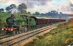 Great Western Railway, six wheels coupled Passenger Engine