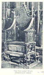 Coronation Chair, Westminster Abbey
