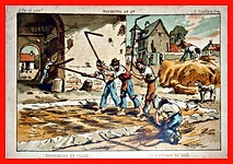 Threshing by Flail