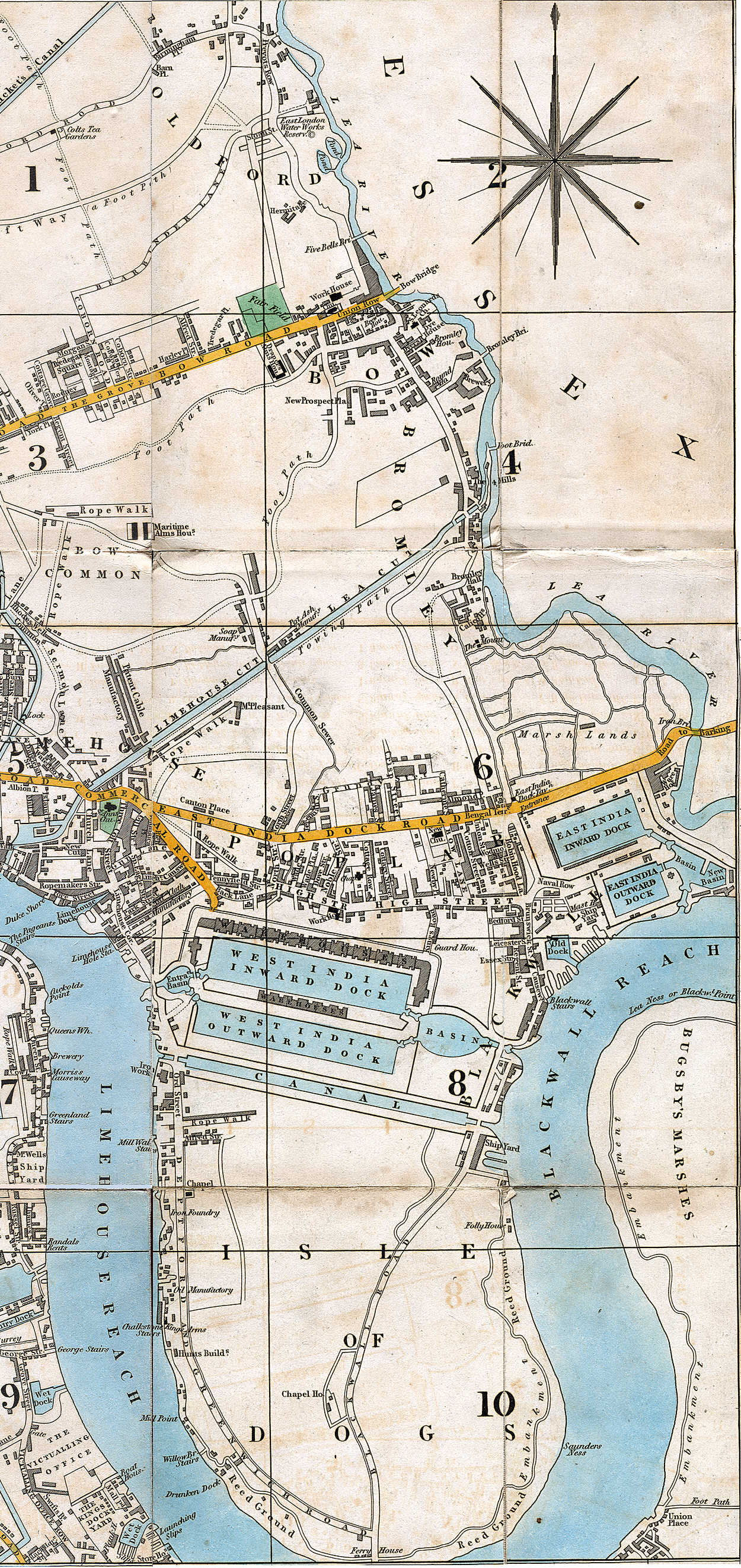 1831 - Crutchley, "New Plan of London"