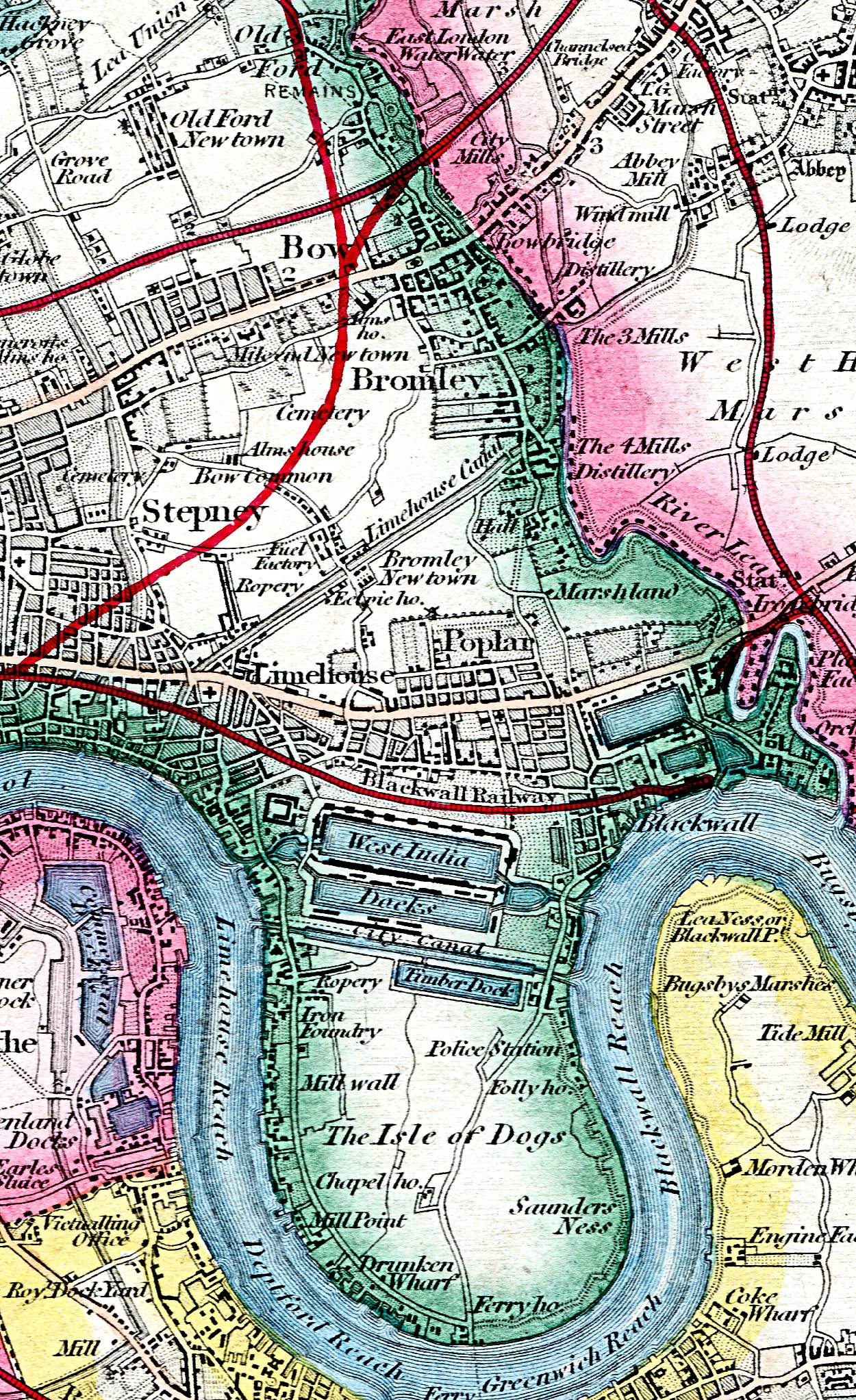 1849 - Ordnance Survey 1" Old series