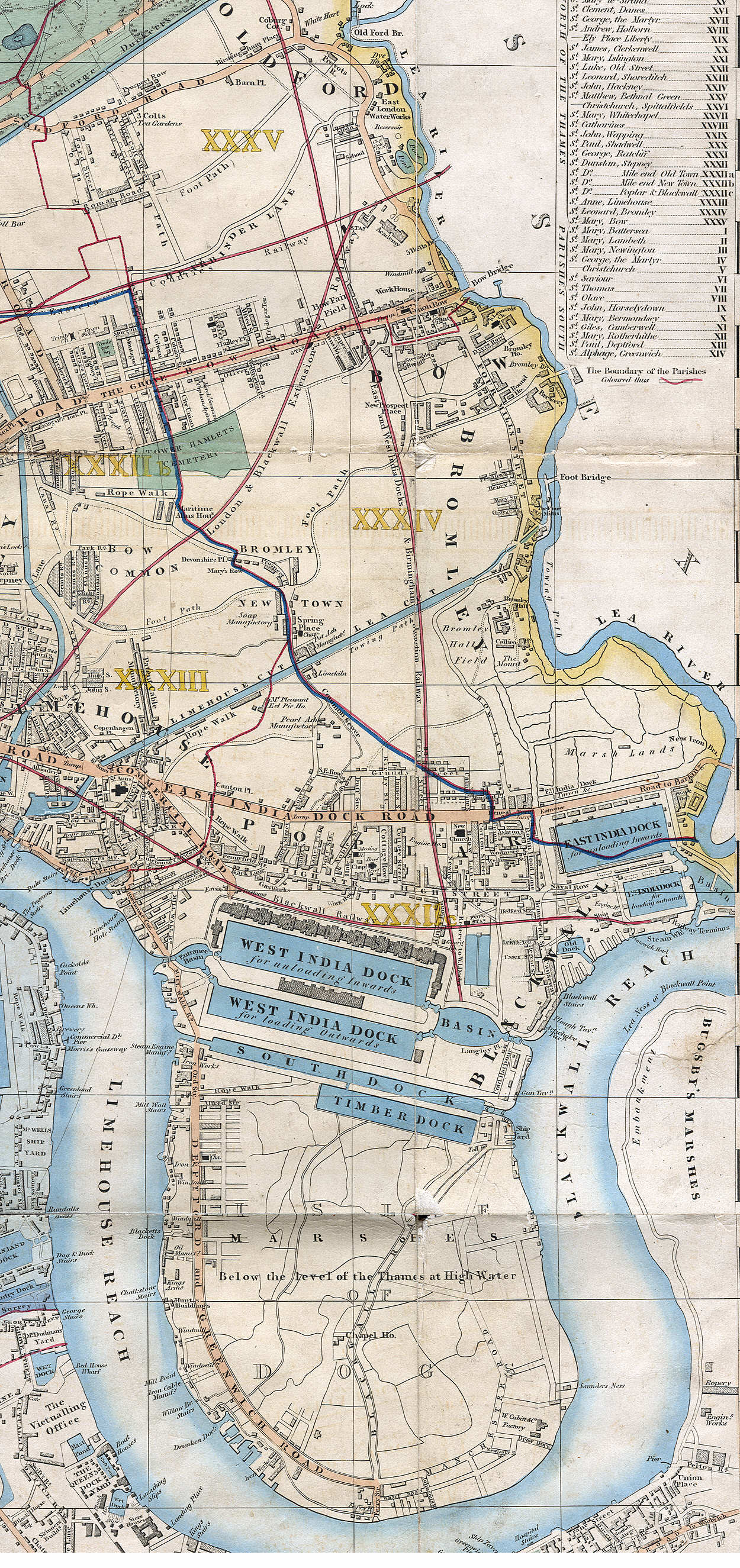 1853 - Cross, "Cross's New Plan Of London"