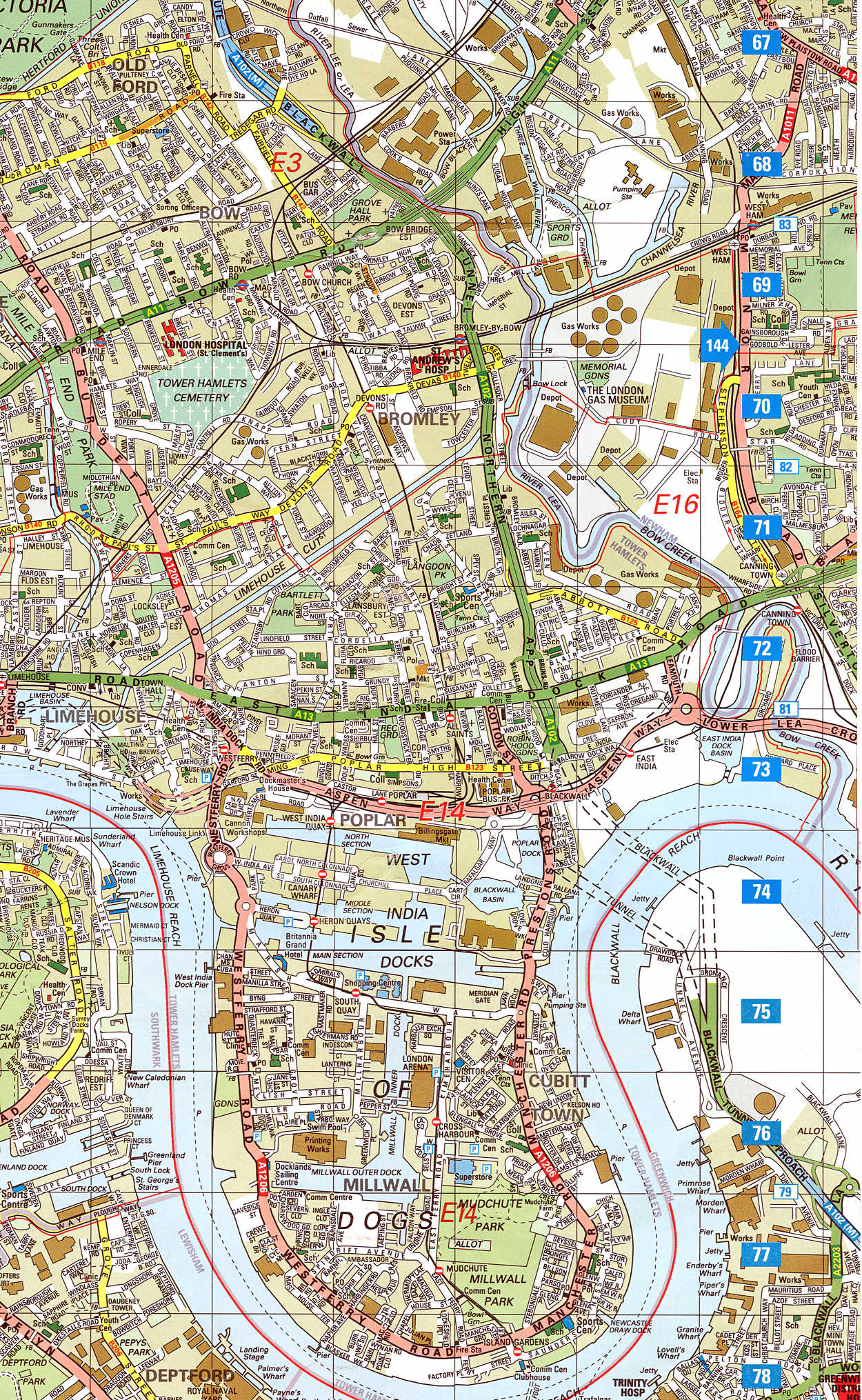 2000 - Modern map