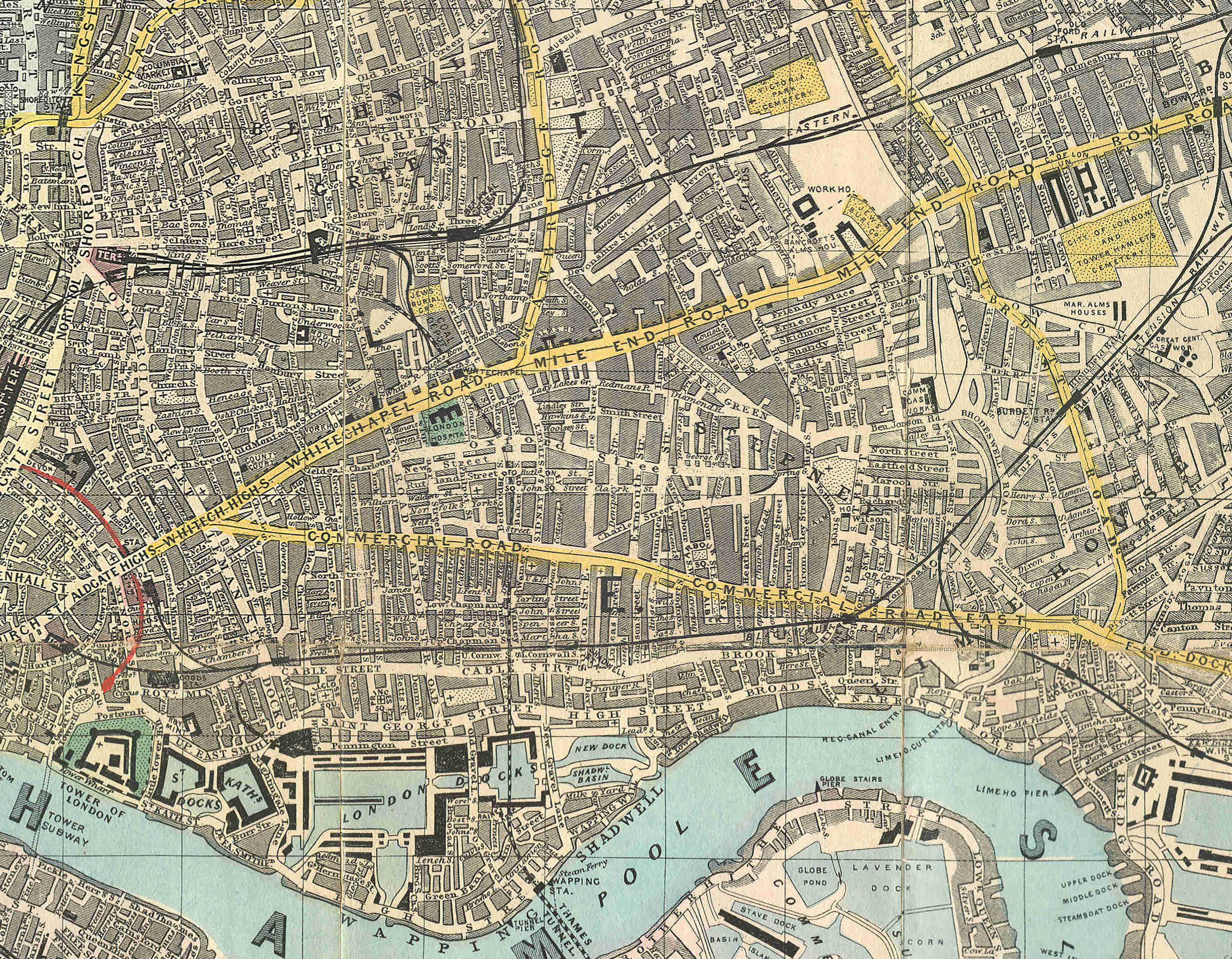 1882 - Reynolds', "London and its Suburbs"