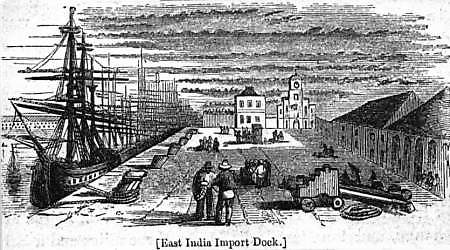 East India Import Dock, ca. 1842