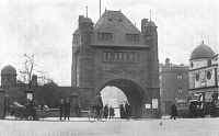 Blackwall Tunnel entrance, East India Dock Road, Poplar. By William Whiffin