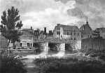 The old Bow Bridge prior to demolition in the 1830's