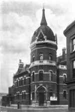 Council offices, High Street, Poplar, in the 1920s. By William Whiffin.