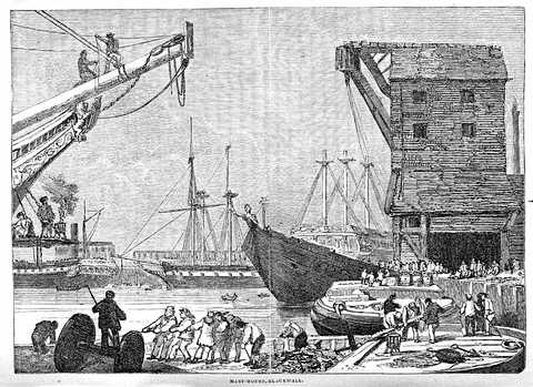 London Docks - The mast House