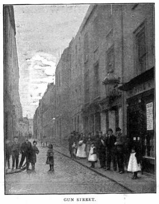 Gun Street, Spitalfields, ca. 1890