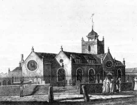 Shadwell Church, demolished in 1817