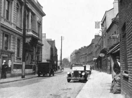 White Horse Street in the 1930's. Photograph by William Whiffin