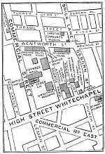 Map of Whitechapel High Street and surrounding area, ca. 1894